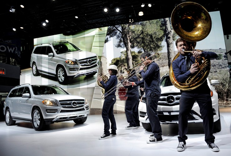 Salon samochodowy w Nowym Jorku