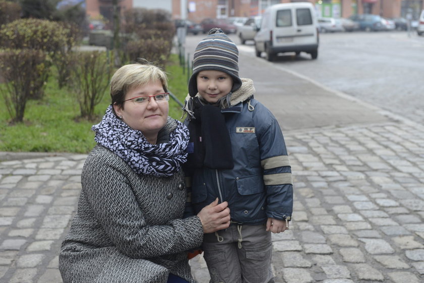 Beata Zakaszewska (42 l.), mama Marcela (6 l.) z Wrocławia