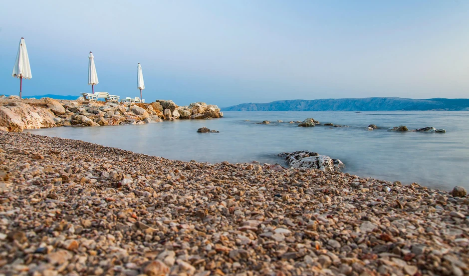 Split plaža ilustracija