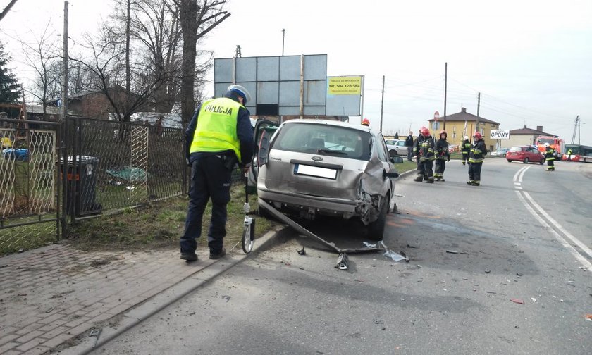 Koszmarnie wyglądający wypadek w Rydułtowach