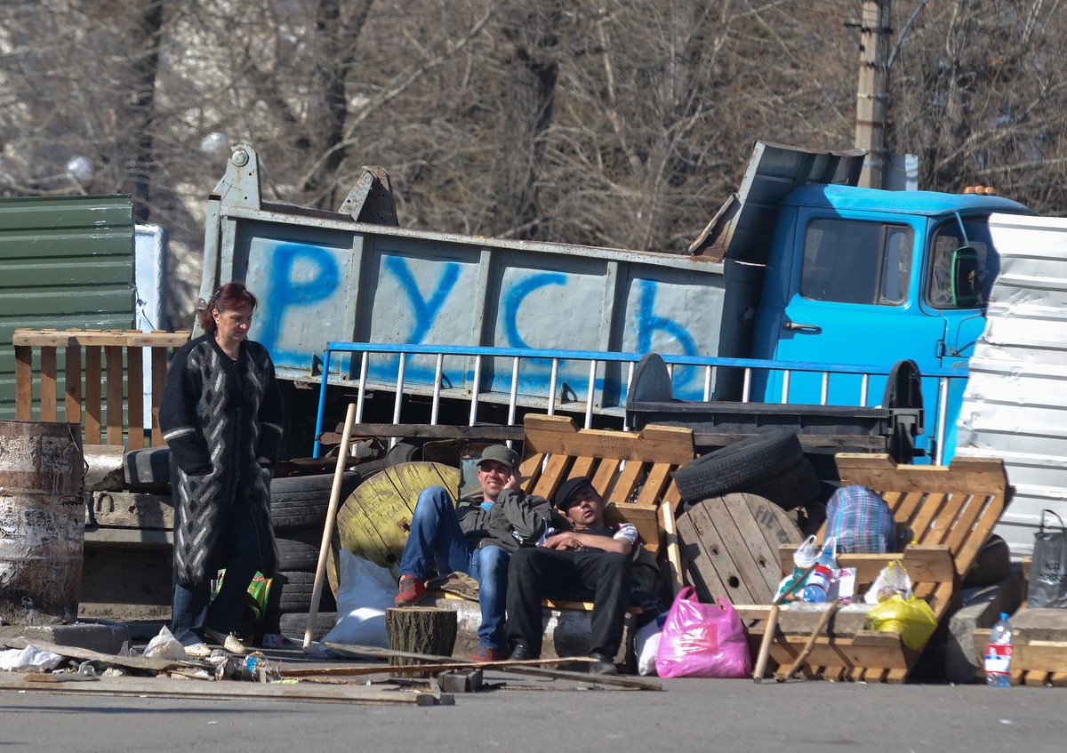 Separatyści w siedzibie Służby Bezpieczeństwa