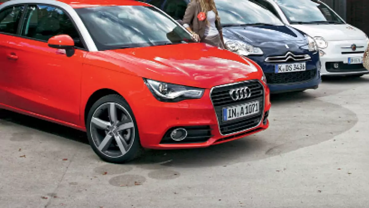 Typ dla córeczki: Audi A1 kontra Citroen DS3 i Abarth 500