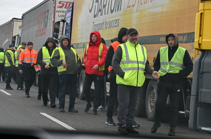 Tusk o proteście kierowców na granicy. Podał, co jest w stanie osiągnąć