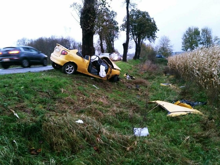 Tragiczny wypadek koło Radowic 