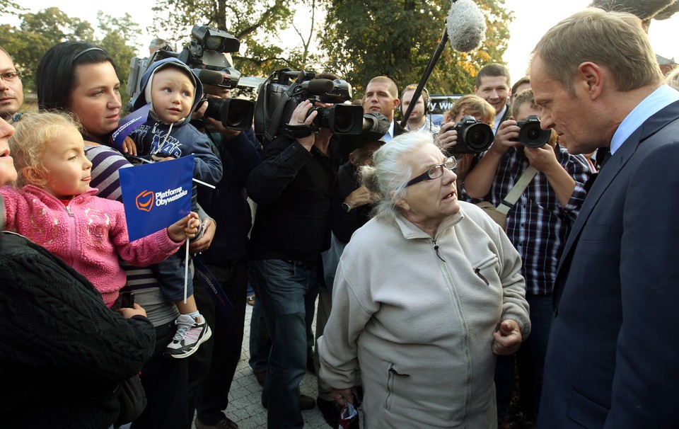 Tusk w Żyrardowie