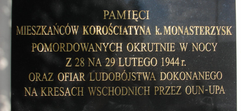 Zagłada Korościatyna."Nim wstał świt oni byli już u Boga"