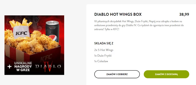 Diablo IV w KFC
