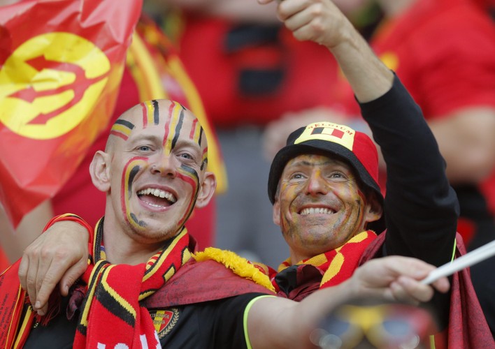 Kibice reprezentacji Belgii naprawdę mają 'diabelską' fantazję