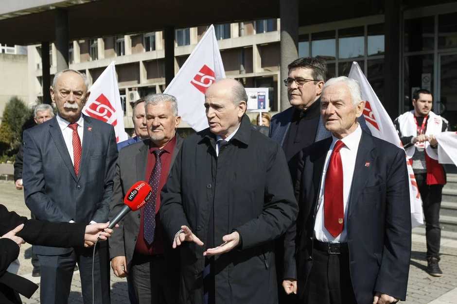 Predizborni skup PUPS-a u Kragujevcu