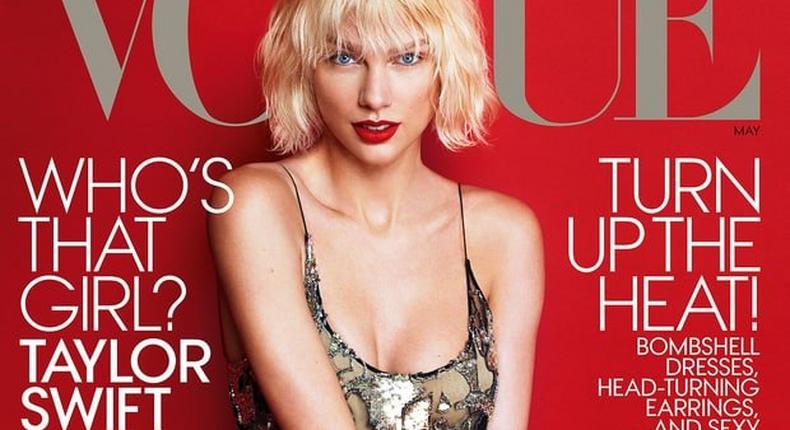 Taylor Swift on the cover of Vogue