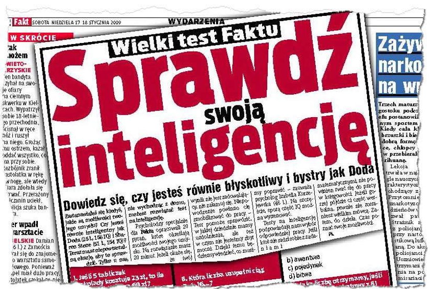 Sprawdź swoją inteligencję