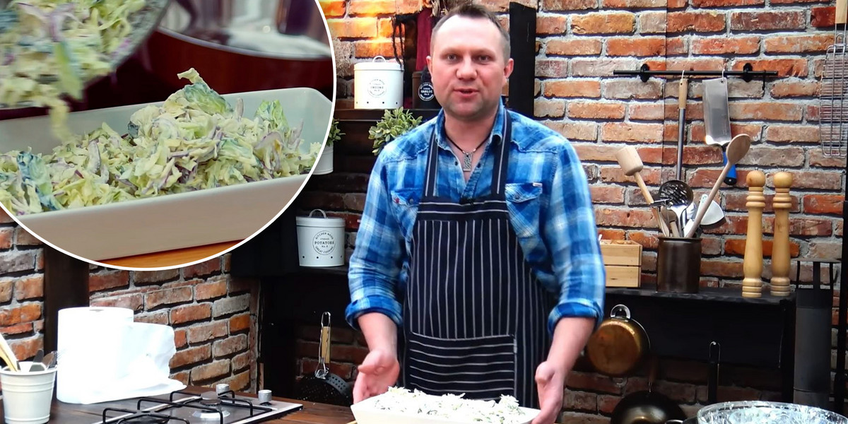 Tomasz Strzelczyk pokazał, jak zrobić pyszną surówkę do grillowanego mięsa.