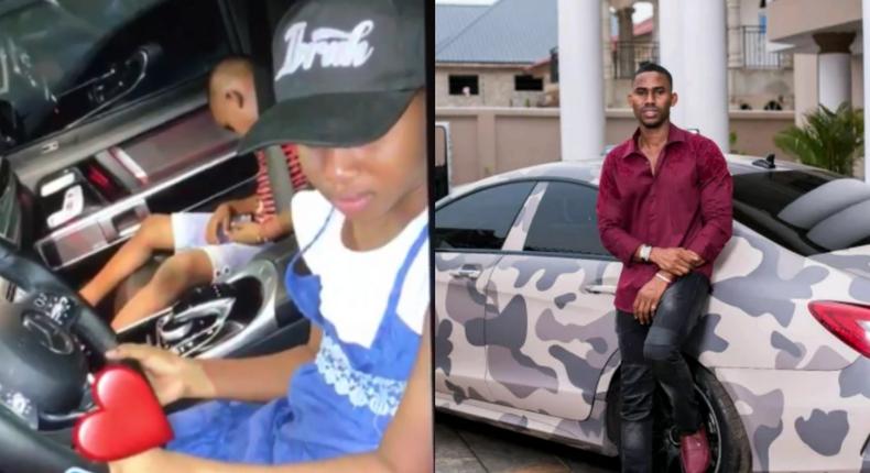 Ibrah One makes his underage daughter drive