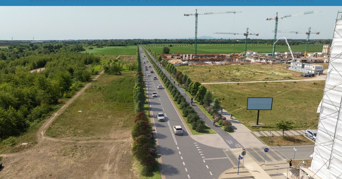 9 mln zł za przedłużenie al. Architektów. To będzie kiedyś dojazd do centrum sportu