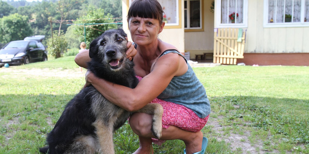 Barbarę Ilnicką uratował jej pies Burek