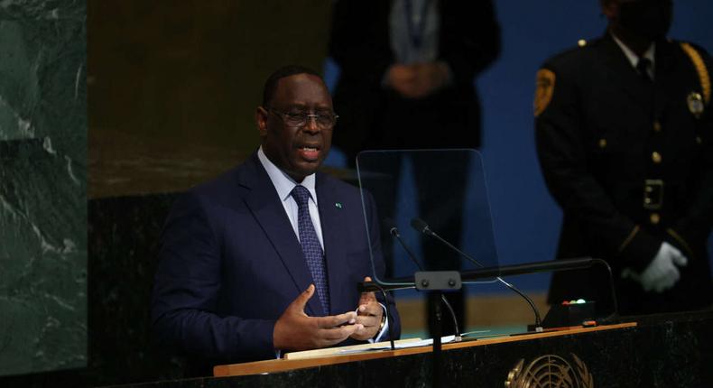 Macly Sall, lors de l'AG de l'ONU le 20 septembre 2022, à New York PHto AMR ALFIKY Reuters