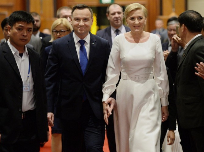 Andrzej Duda i Agata Kornhauser-Duda