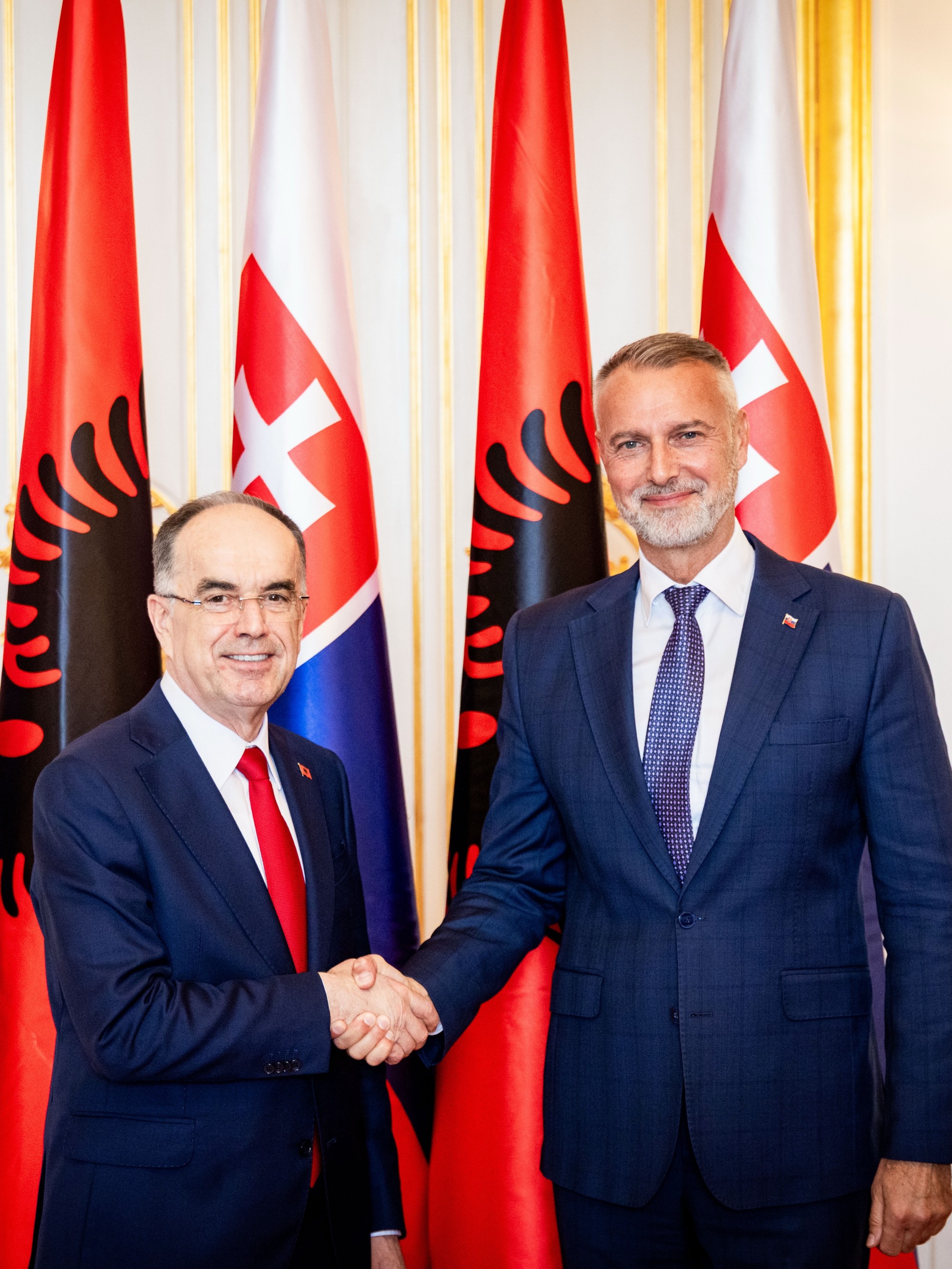 Na Bratislavskom hrade prijal Richard Raši prezidenta Albánskej republiky Bajrama Begaja. 