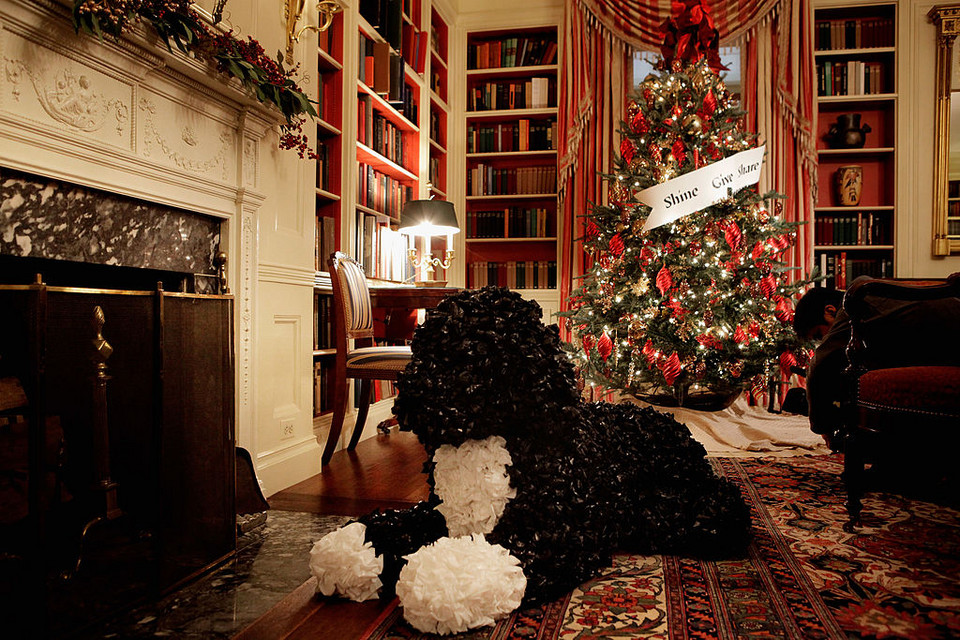 Świąteczne dekoracje w Białym Domu w 2011 r.