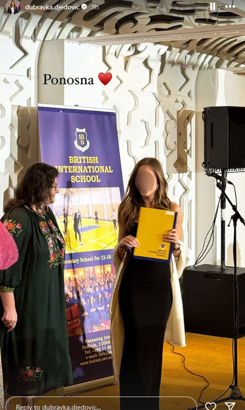 Ćerka Dubravke Đedović