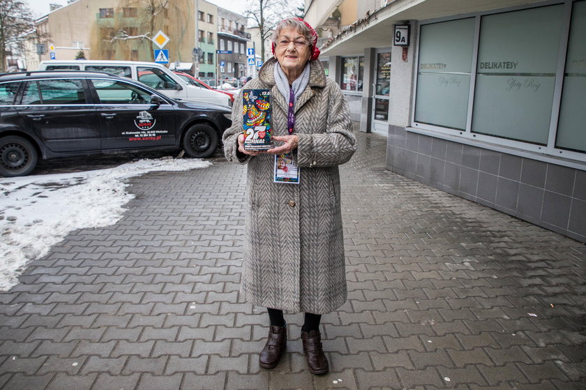 Najstarsza wolontariuszka WOŚP w Krakowie