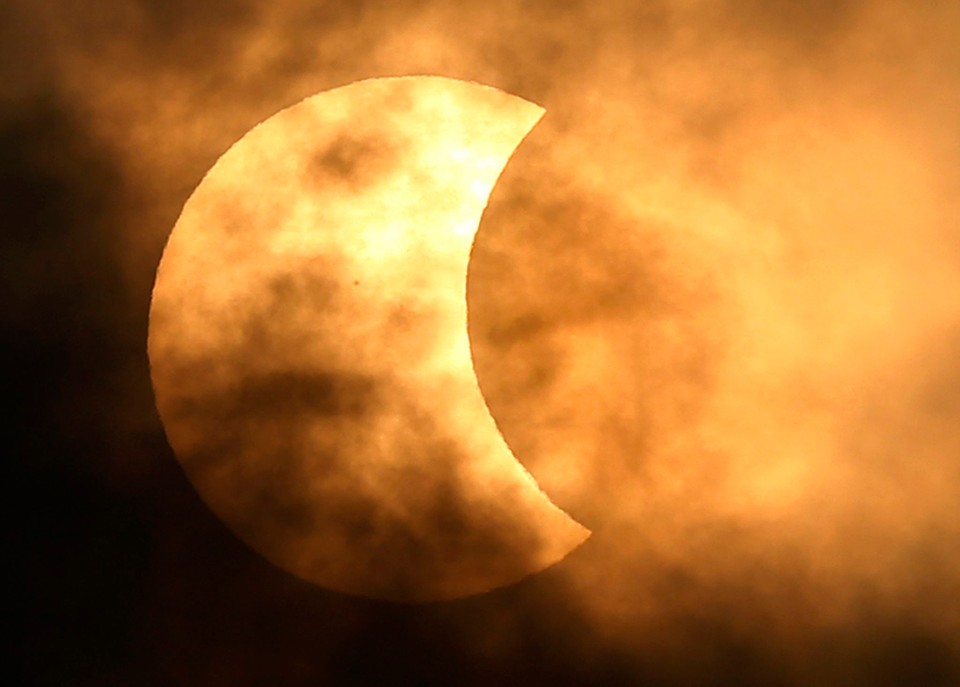 THAILAND SOLAR ECLIPSE (Partial solar eclipse seen in Thailand)