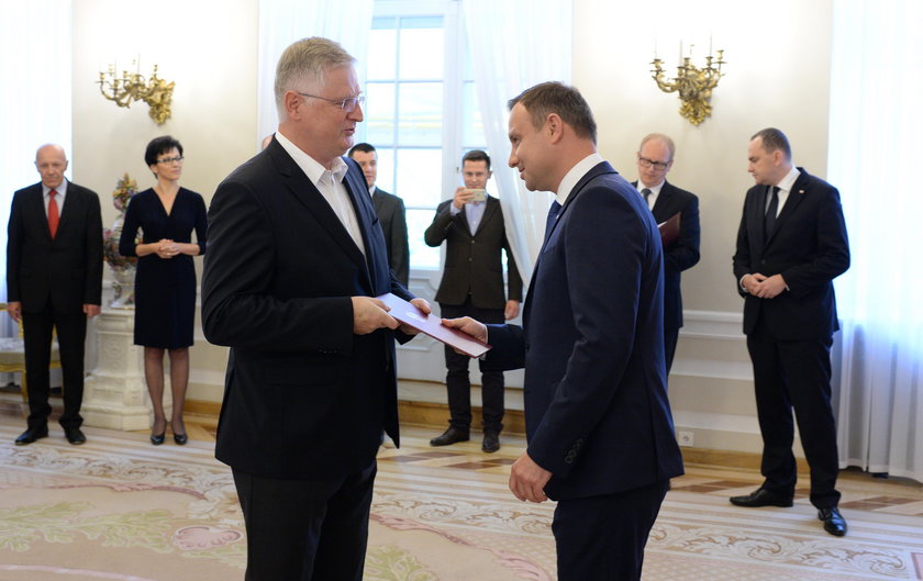 Jerzy Milewski i Andrzej Duda