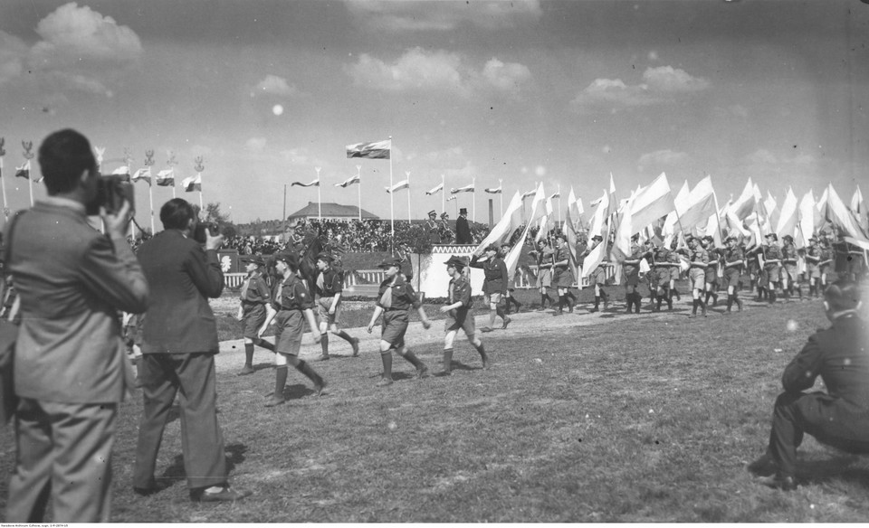 Uroczystości święta 3 Maja w Warszawie w 1936 roku