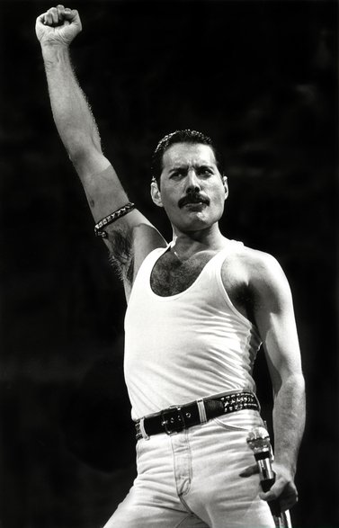 Freddie Mercury w 1985 r.