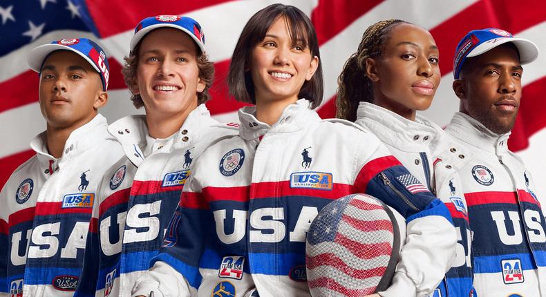 Team USA's Olympics closing ceremony uniforms were designed by Polo Ralph Lauren.Courtesy of Polo Ralph Lauren