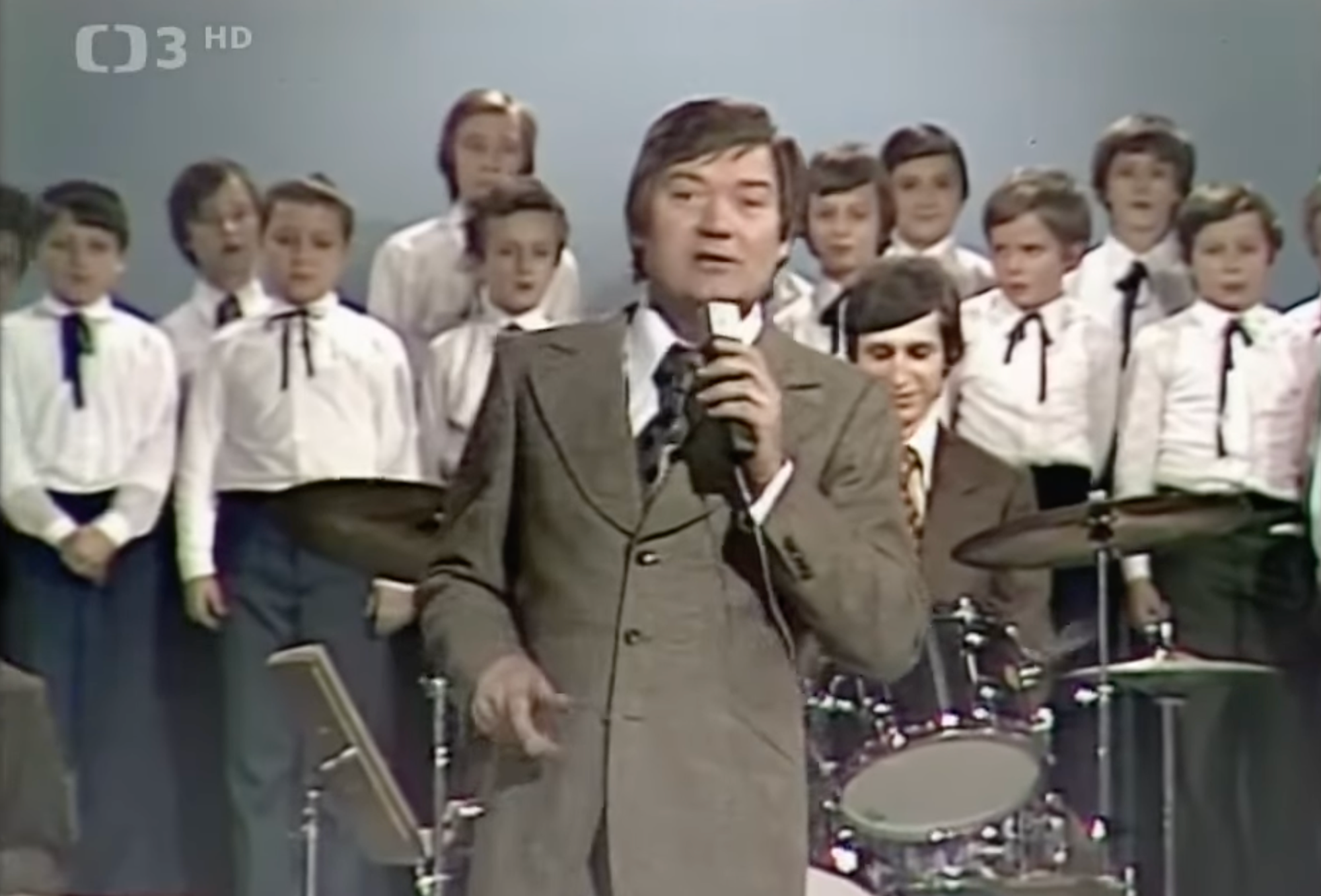 Český spevák Milan Chladil. 