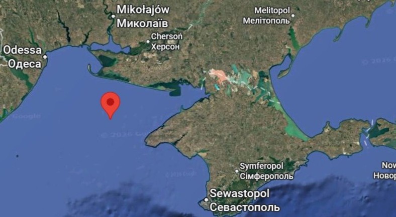 Orientacyjne położenie platformy Sywasz