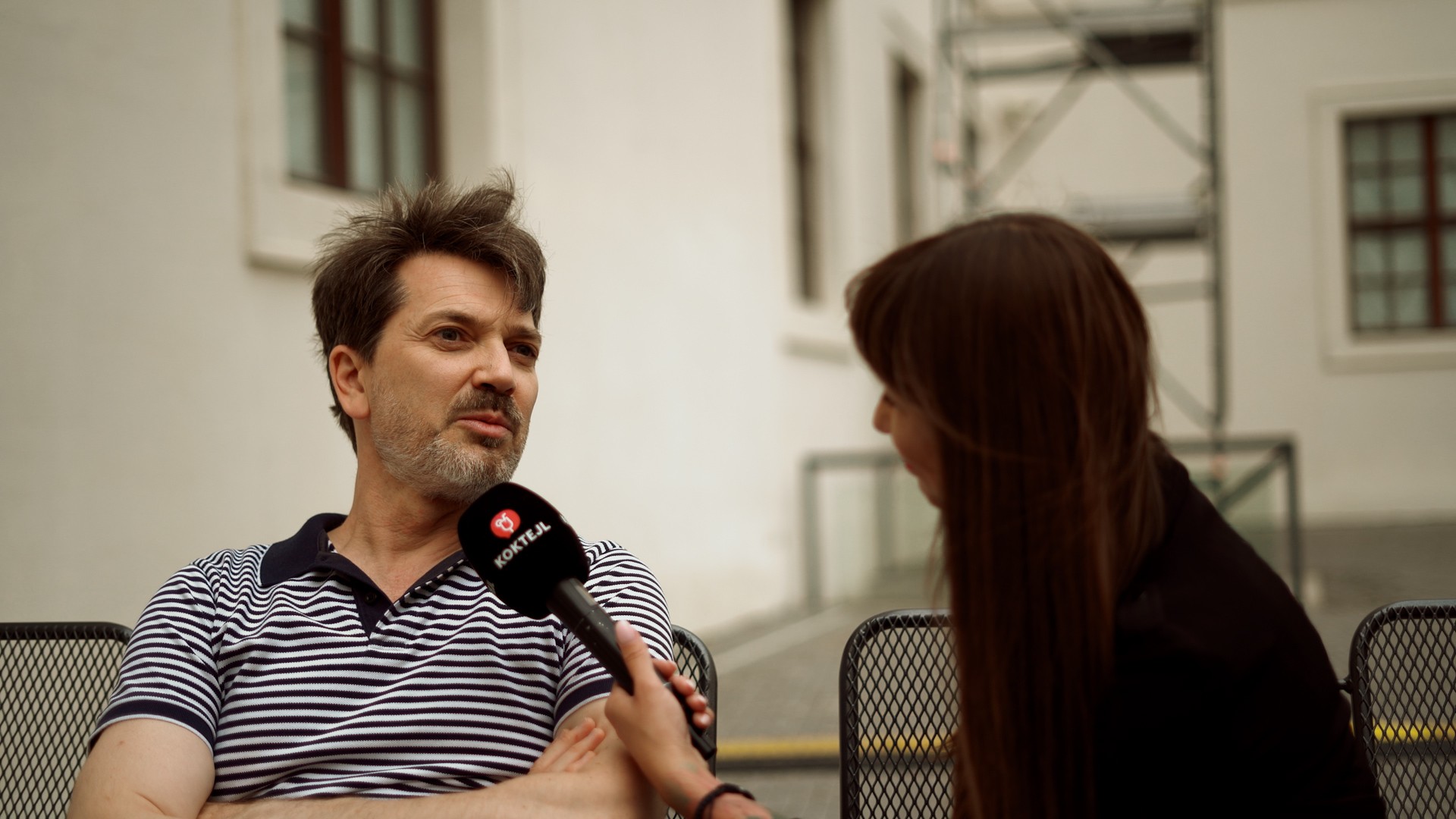 Herec Marek Majeský na Letných Shakespearovských Slávnostiach.