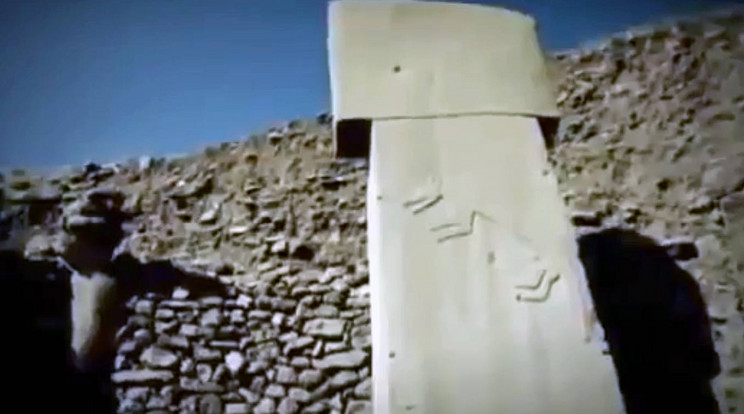 Régészeti lelet a Göbekli Tepe lelőhelyen / Fotó: Youtube