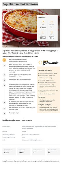 Zapiekanka makaronowa