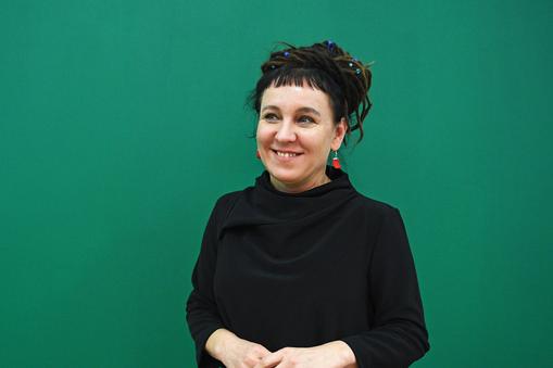 Polish writer Olga Tokarczuk in London