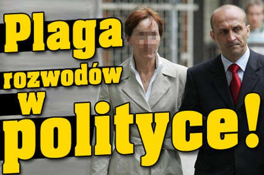 Plaga rozwodów w polityce!