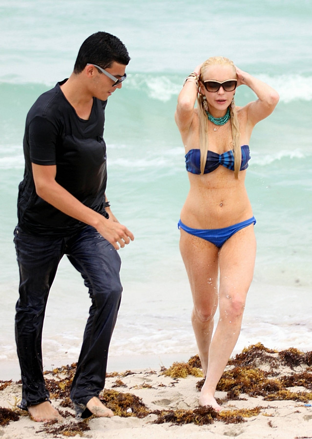 Lindsay Lohan siostra bikini