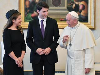Canadian Prime Minister Justin Trudeau visits the Vatican
