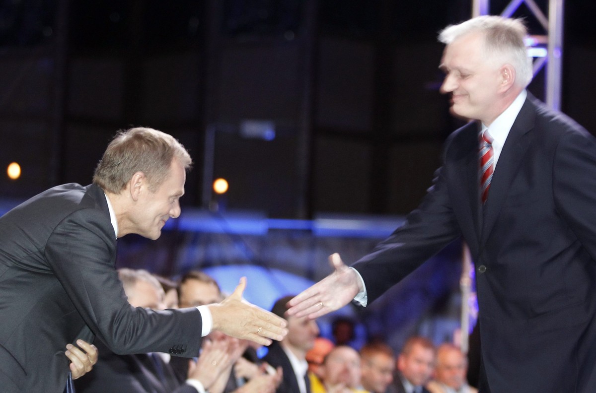 Donald Tusk i Jarosław Gowin