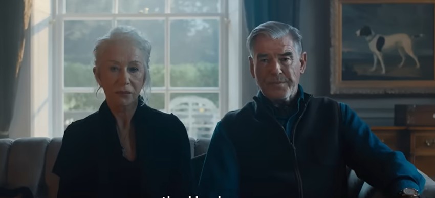 Helen Miren i Pirs Brosnan u seriji "The MobLand"