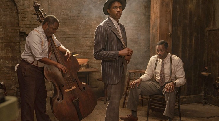 A közelmúltban elhunyt Chadwick Boseman posztumusz kapta meg a legjobb színész díját a Ma Rainey: A blues nagyasszonya című filmben nyújtott alakításáért./ Foto: Northfoto