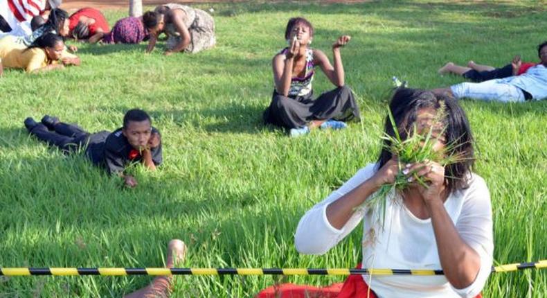 South African pastor makes congregation eat grass