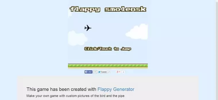 Flappy Smoleńsk - skandaliczny klon mobilnego bestsellera