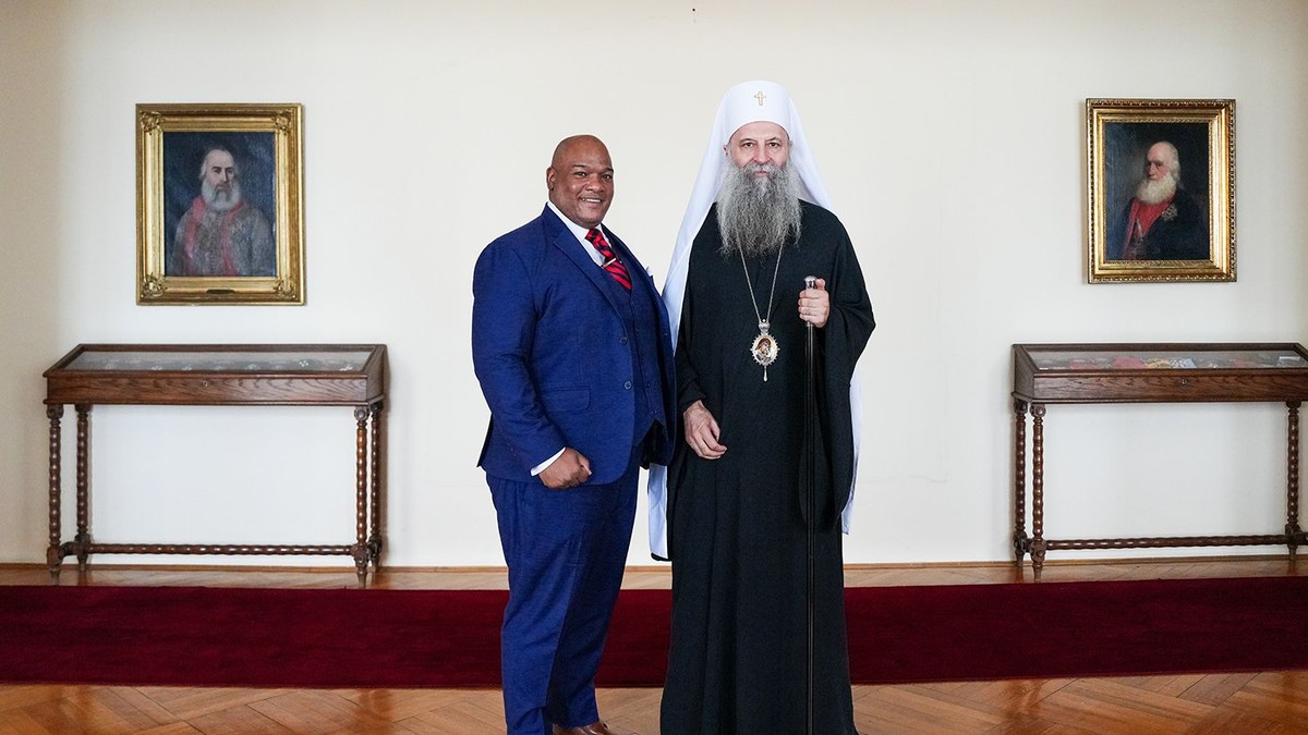 Patrijarh Porfirije i pastor Berns