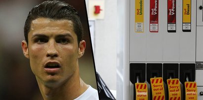 Cristiano Ronaldo ma spore kłopoty. Nie mógł zatankować swojego Bentleya!