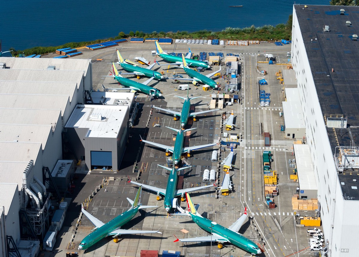 Fabryka Boeinga w Renton. 737 MAX na linii produkcyjnej