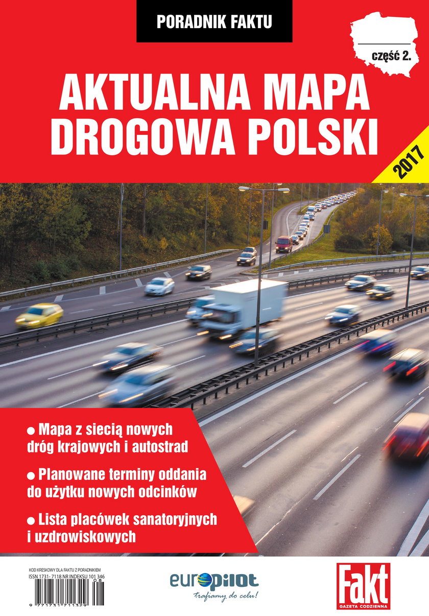 Aktualna mapa drogowa Polski z Faktem