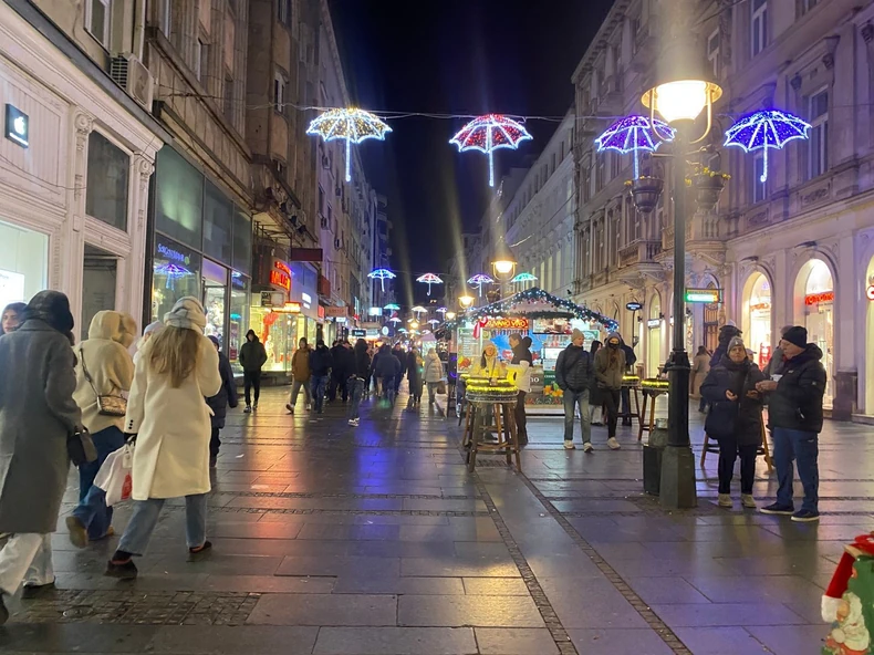 Knez Mihajlova uoči dočeka Nove godine