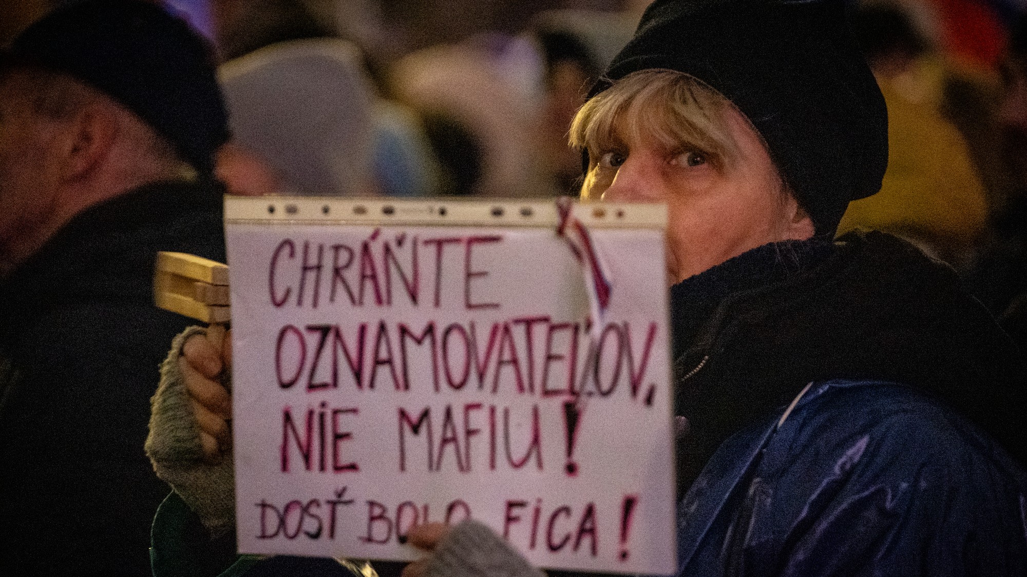 Protest proti zrušeniu Úradu na ochranu oznamovateľov - ilustračné foto